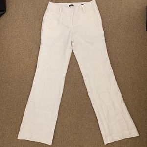 Ann Taylor Loft Linen wide leg business pants